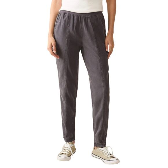 Faherty Pants - Faherty Brand Arlie Jogger Pant, Faded Black, Women's Size Medium